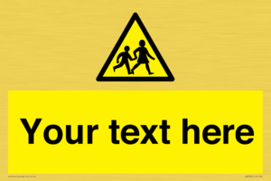 Custom Warning children Sign